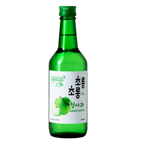 Chorong Chorong Soju - Green Apple (20x360ml)