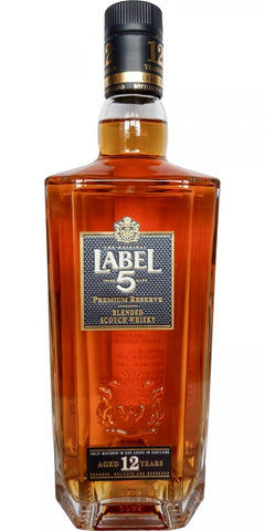 Label 5 12 Year Old Blended Scotch Whisky (700ml)